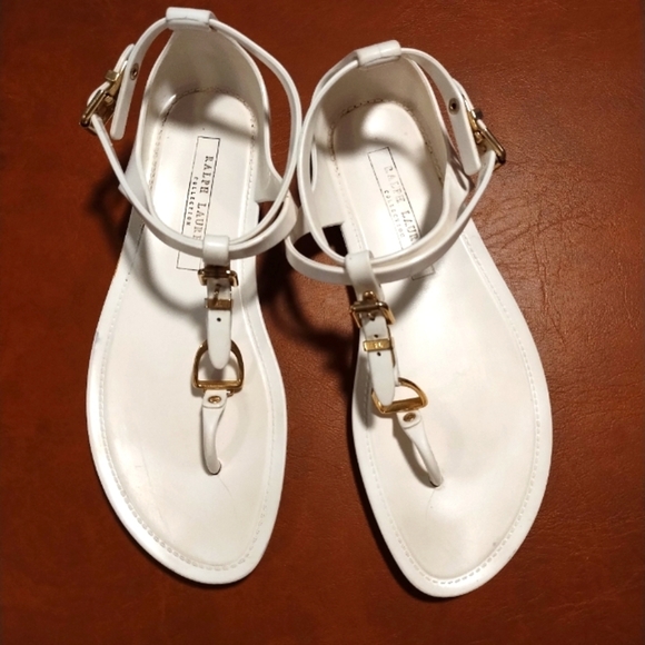 Lauren Ralph Lauren Ashtyn T-Strap Jelly Sandals  - Picture 1 of 13